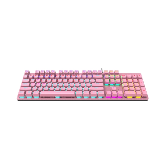 Bàn Phím Cơ AULA Gaming S2022 Pink Blue Sw (USB, LED Rainbow)
