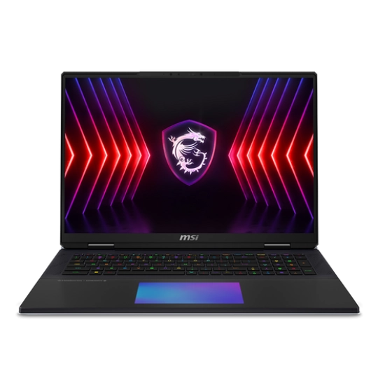 LAPTOP GAMING MSI TITAN 18 HX AI A2XWJG-622VN CORE ULTRA 9-285HX | RTX 5090 24GB | 64GB RAM | 6TB SSD | 18.0 UHD+ MiniLED IPS 100% DCI-P3 & 120Hz | Win11