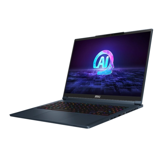 LAPTOP GAMING MSI STEALTH 18 AI STUDIO A1VHG-025VN Ultra 9 185H | RTX 4080 12GB | 32GB RAM | 2TB SSD | 18' UHD MiniLed 120Hz | Win 11