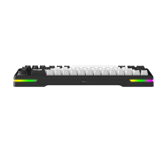 Bàn Phím Cơ DareU EK65s White - Black PBT, Led RGB, 2 Sides RGB Strip, Type-C