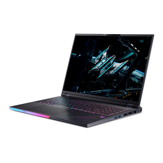 LAPTOP GAMING ACER PREDATOR HELIOS PH18-73-98AQ Ultra 9 275HX | RTX 5090 24GB | 192GB RAM | 6TB SSD | 18' WQUXGA MiniLED 120Hz 100% DCI-P3 | Win 11