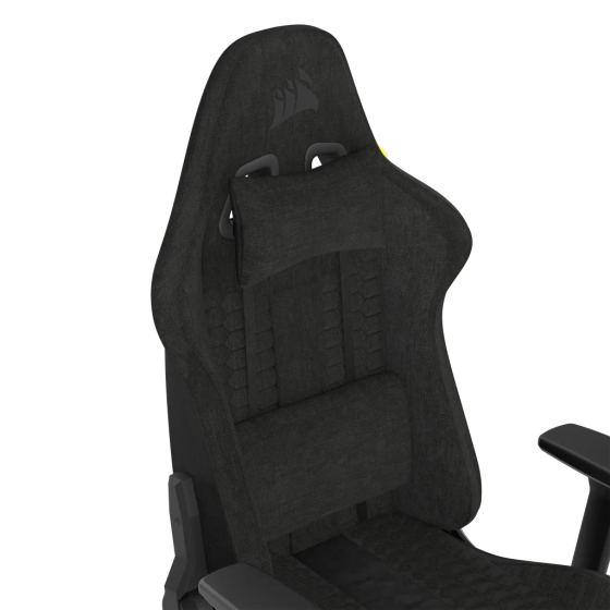 Ghế Gaming Corsair TC100 RELAXED Fabric | Đen