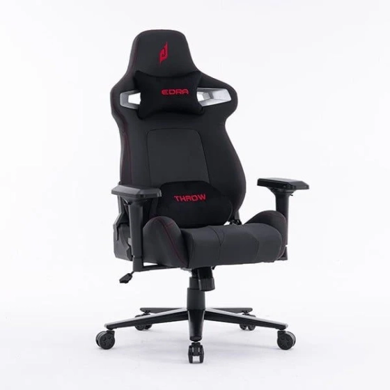 Ghế Gaming E-Dra EGC235 Throw | Chân xoay, đen