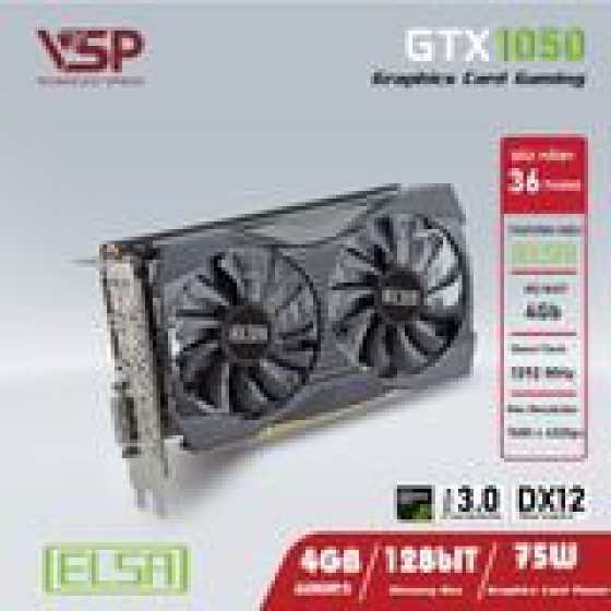 Card màn hình ELSA GTX 1050 4GB GDDR5