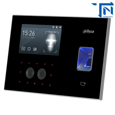 Máy chấm công Dahua ASA4214F màn hình cảm ứng 4,3 inch, nhận diện khuôn mặt, vân tay, thẻ, mật khẩu hoặc kết hợp, kết nối IP, Wifi