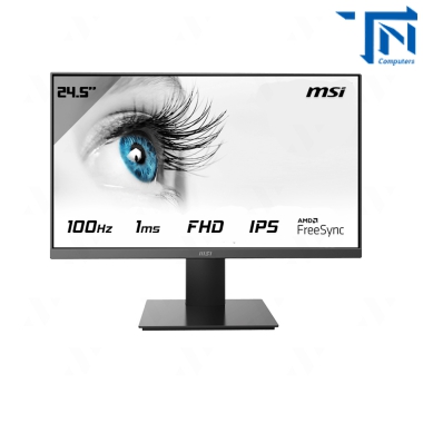 Màn hình Gaming MSI Pro MP251 | 24.5 inch, Full HD, IPS, 100Hz, 1ms, phẳng