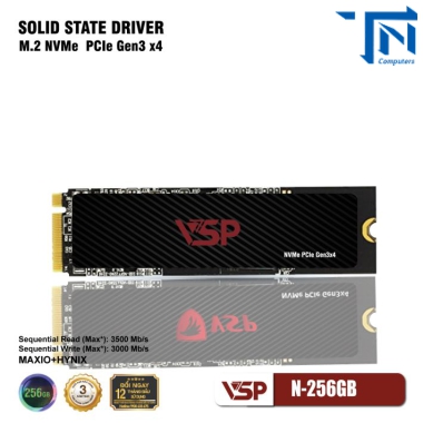 Ổ cứng SSD VSP N-256GB | 256GB, M.2 PCIe, Gen 3x4 NVMe