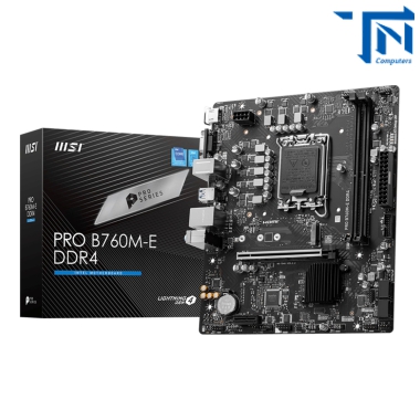 Mainboard MSI PRO B760M-E DDR4 | Intel B760, Socket 1700, mATX, 2 khe DDR4