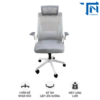 Ghế công thái học Ergonomic TMS04 | Xám