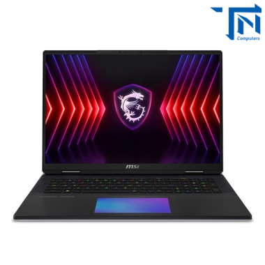 LAPTOP GAMING MSI TITAN 18 HX AI A2XWJG-622VN CORE ULTRA 9-285HX | RTX 5090 24GB | 64GB RAM | 6TB SSD | 18.0 UHD+ MiniLED IPS 100% DCI-P3 & 120Hz | Win11