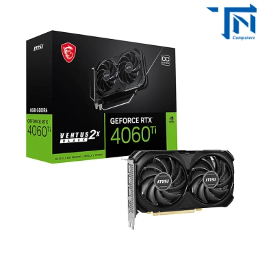 VGA MSI RTX 4060 VENTUS 2X BLACK 8G OC GDDR6